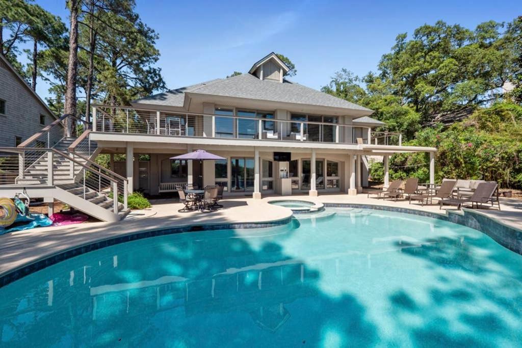 7 Black Duck - Top Notch Views & Amenities In A Private Oceanfront Oasis Hilton Head Island Exterior foto